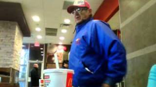 Old Man Angry At Mc Donalds