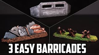 3 Easy Warhammer 40k Barricades