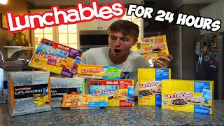 Only Eating Lunchables For 24 hours *Impossible Food Challenge*