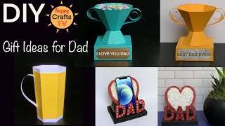 DIY gift ideas for Dad l Father’s Day crafts l Easy DIY paper crafts