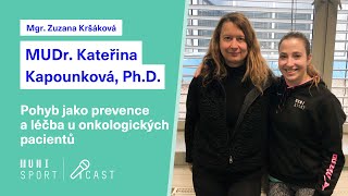 Sportcast #9 MUDr. Kateřina Kapounková, Ph.D. – Pohyb jako prevence a léčba u onkologických pacientů