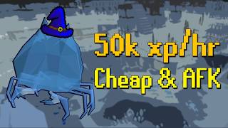 Frost crabs are great for cheap & AFK magic training!