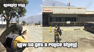 [Anarchy City FiveM] How to get the OP Police Shield for PVE and PVP