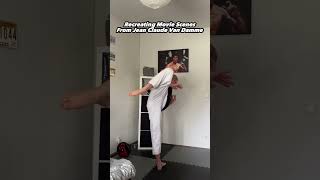 I RECREATE Jean Claude Van damme‘s Movie scene🔥#shorts #martialarts