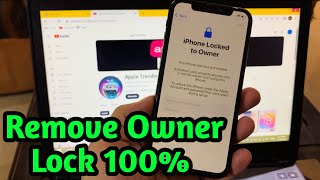 Bypass!! iPhone Owner Lock How To Unlock Without Apple ID Password 100% Working || Remove Owner Lock