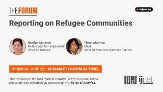 Webinar 132: Reporting on Refugee Communities