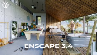 Enscape 3.4 | 🔥🛏️ BEDROOM RENDER 2 🛏️🔥| Interior Design🔥[ Quick Tutorial ]⭐⭐