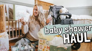 BABY SHOWER HAUL - Minimalist Baby Essentials from my baby shower!