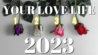 Your Love Life THIS YEAR 👀💟✨️ 2023 PICK A CARD | singles + no contact + couples | Tarot Reading