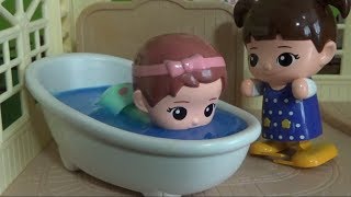 콩순이 콩콩이 목욕놀이 장난감 Kongsuni Baby Doll Bath Time Toys Play