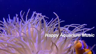 Fish tank aquarium with 2 hours of tropical happy songs and relaxing summer music video