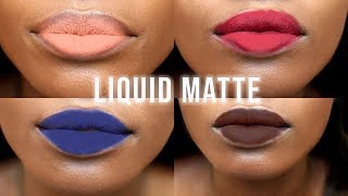 Maybelline Superstay Matte Ink Liquid Lipstick Swatches