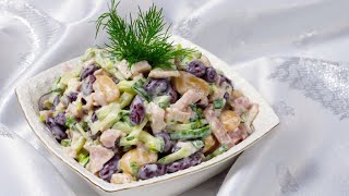 Всего 3 Продукта и 2 Минуты! Очень Быстрый и Вкусный САЛАТ на Праздник!