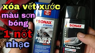 Hoaimotul - Sonax đánh bóng màu sơn xóa vết xước