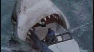 Megalodon eats boat and it's fisherman