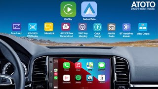 ATOTO F7 CarPlay Double Din Car Stereo Review (Toyota Yaris 2007-2012)