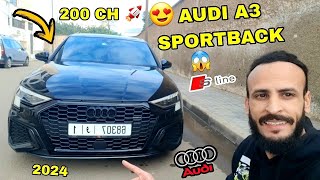 أجي تشوف شحال دايرة آخر أودي a3 العامرة سيارة شبابية و رياضية AUDI A3 S-LINE REVIEW 🇲🇦