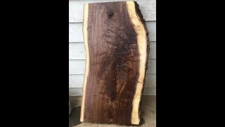 Woodmaster Planer 725 video: planing Walnut figured slabs