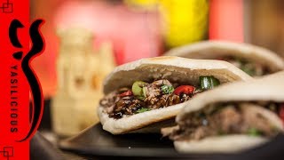 CHINESISCHE BURGER – ROU JIA MO / ROUJIAMO – chinesisches Pulled Pork im Fladenbrot =)