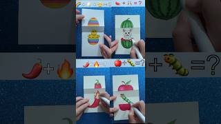 Emoji drawing cards #emoji #drawing #card #satisfying