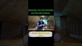 groundwater recharge || spring recharge #swales #ponds #bunds #ytshorts #shorts #fyp