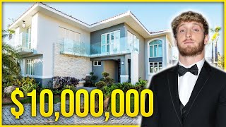 Logan Paul $10 Million Puerto Rico Mansion Tour | Logan Paul New House Tour