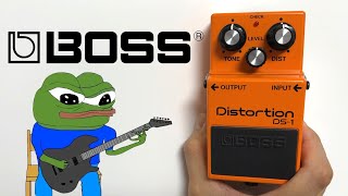 BOSS DS-1 디스토션 (중고) 언박싱. / BOSS DS-1 Distortion pedal (Used-one)