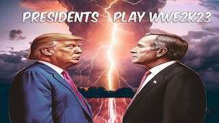 The Presidents And Friends Have A War Games Match!!! #gamer #pcgaming #gaming #wwe #wwe2k23