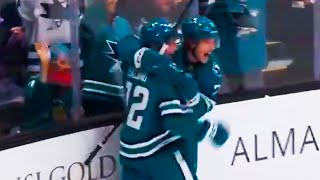 Macklin Celebrini First NHL Goal | San Jose Sharks vs St Louis Blues 2024 NHL Highlights