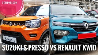 Maruti Suzuki S PRESSO vs Renault KWID | Comparison Review | Buy WagonR instead? | Traction Control