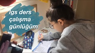 lgs ders çalışma günlüğüm #11// okul+verimli bir gün🍈