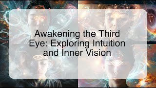 Awakening the Third Eye: Exploring Intuition and Inner Vision