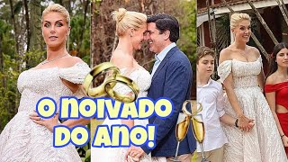 🔴 Ana Hickmann e Edu Guedes: Celebram o amor em festa de noivado! #famosos