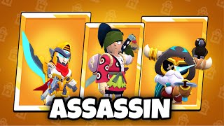 Ranking The 13 *BEST* Assassins in BRAWL STARS