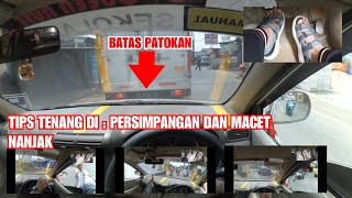 CARA BERKENDARA TENANG DI PERSIMPANGAN JALAN RAYA DAN MACET NANJAK ||Kelas Pemula