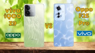 vivo iQOO Z9 🆚 Oppo F25 Pro Comparison || Specs