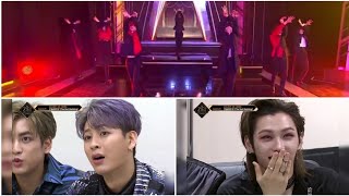 Groups reaction to The Boyz performing Oh Sole Mio (original: SF9) || Mnet KINGDOM