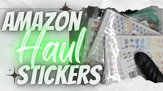 Awesome Amazon Nail Sticker Haul with 🔗LINKS🔗