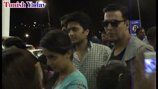 Akshay Kumar | Asin Thouttumkal | Jacqueline Fernandez | Zarin Khan at Indore Airport | Housefull 2