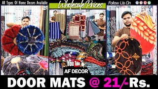 Doormats in wholesale price @21/- Rs. Only @aatradingandcompany II hyderabadwholesaleshopping at Madina center