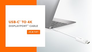 j5create USB-C™ to 4K DisplayPort™ Cable | Model: JCA141