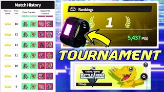 How I got RANK 1 in my first Digimon Vital Bracelet Arena Tournament! Vital Hero Battle Arena!