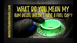 2013-current Ram diesel truck Diesel and DEF fluid cap options from genosgarage.com