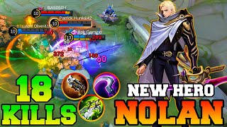 Nolan MLBB New Assassin Hero !!Nolan Best Build 2023 Gameplay Guide Mobile Legends