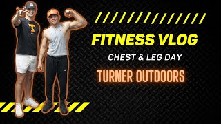 Fitness vlog chest and leg day