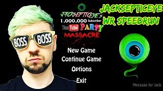 Jacksepticeye's 1 Million Subscriber Youtube Party Massacre Speedrun(Old WR,8:37)