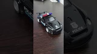 Diecast Black Porsche 911 Police Replica