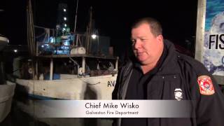 Shrimp boat catches fire — The Daily News