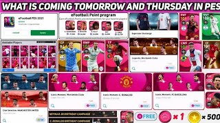 WHAT IS COMING TOMORROW MONDAY AND THURSDAY IN PES 2021 MOBILE | FREE FANS CHOICE & ICONIC MOMENT'S