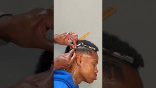 Flat twist hairstyle on short hair 😍🔥🔥🎥 #flattwist #shorthairhairstyles #menshairstyles